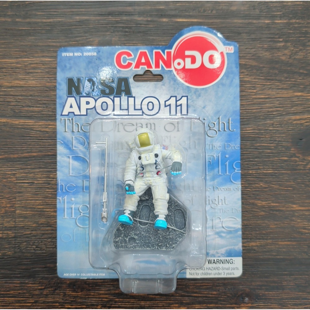 NASA Apollo 11 Astronaut Figurine Dragon CanDo Figure B, 2003 Sealed NIP
